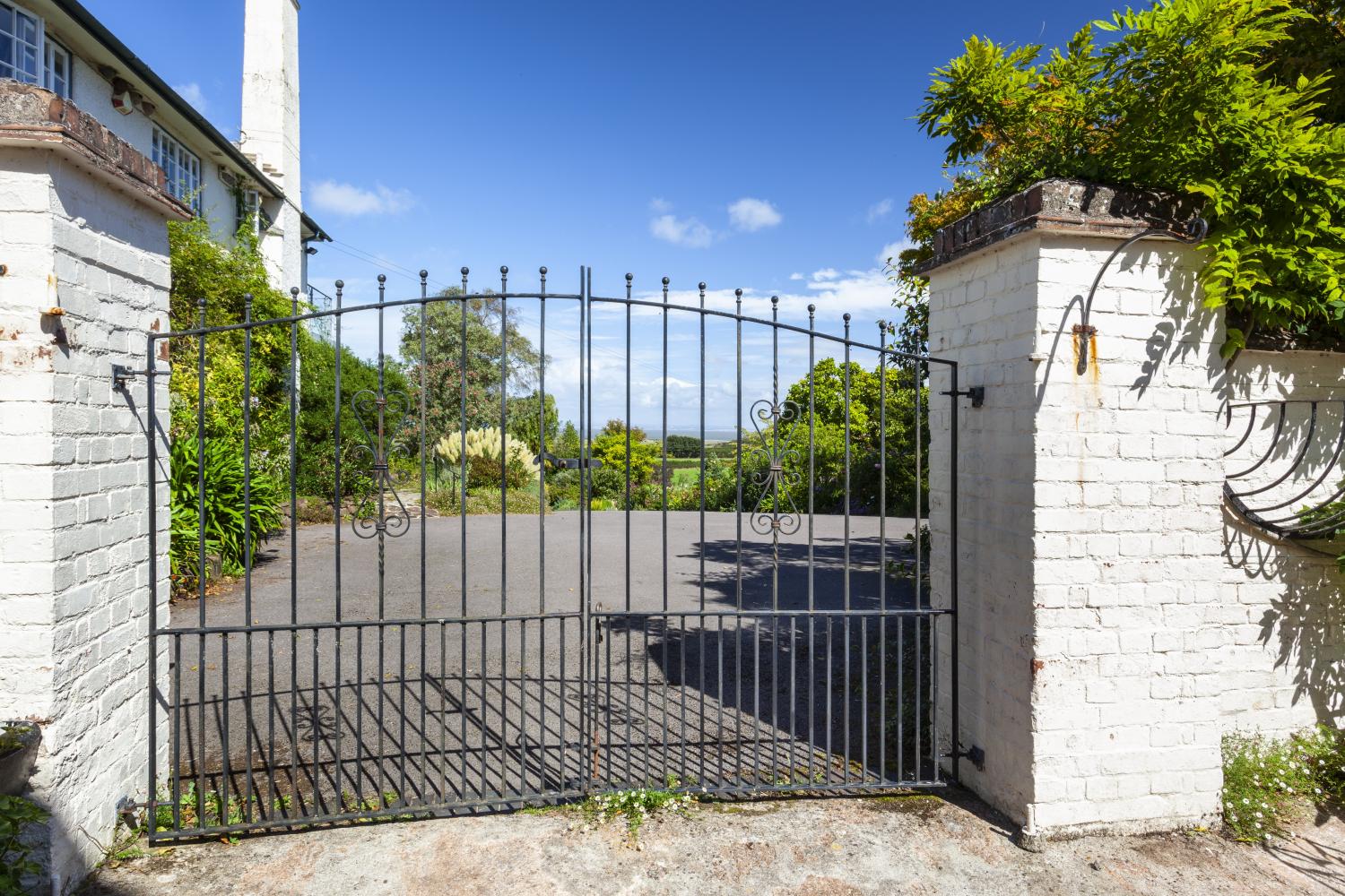 gate to the courtyard