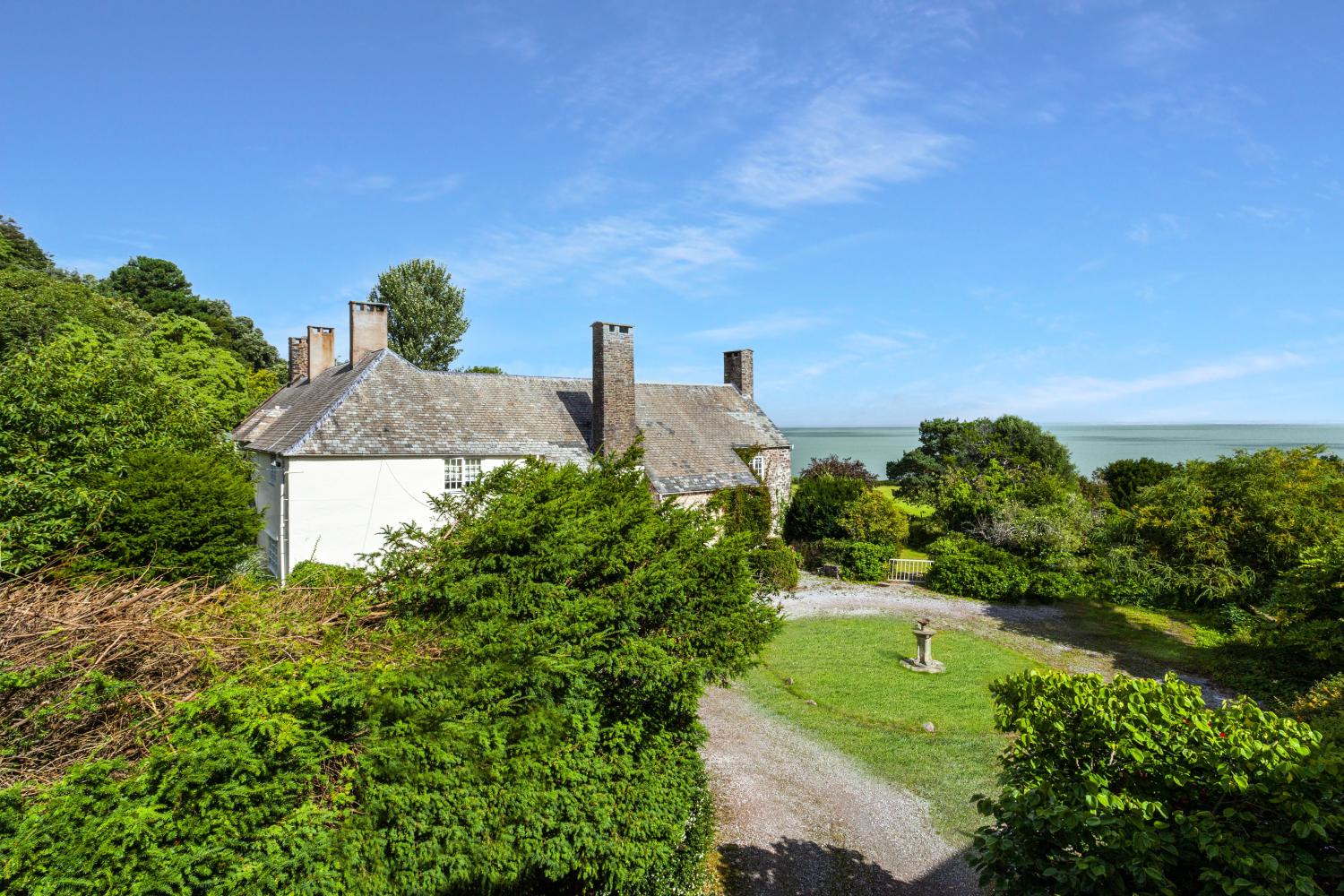 View from the bedroom window of Worthy Cottage