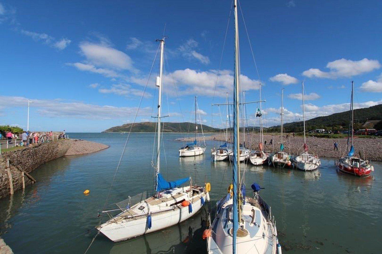 Harbour and sea views from Harbour House Apartment Porlock Weir