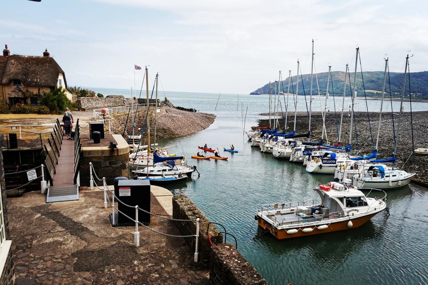 Kayak and paddle board lessons Exmoor Adventures Porlock Weir