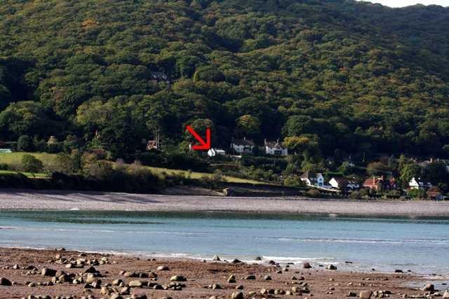 Position of St Anthony's viewed from the shingle bank