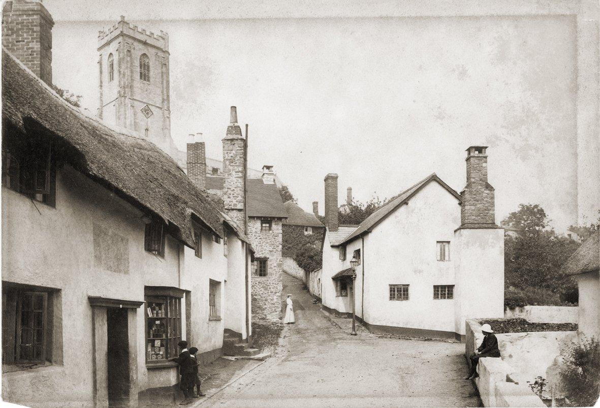 A view of the area at the turn of the century.