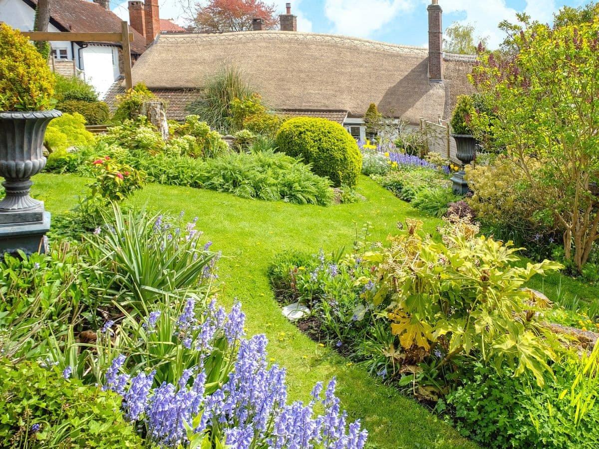 A perfect view of the thatch roof