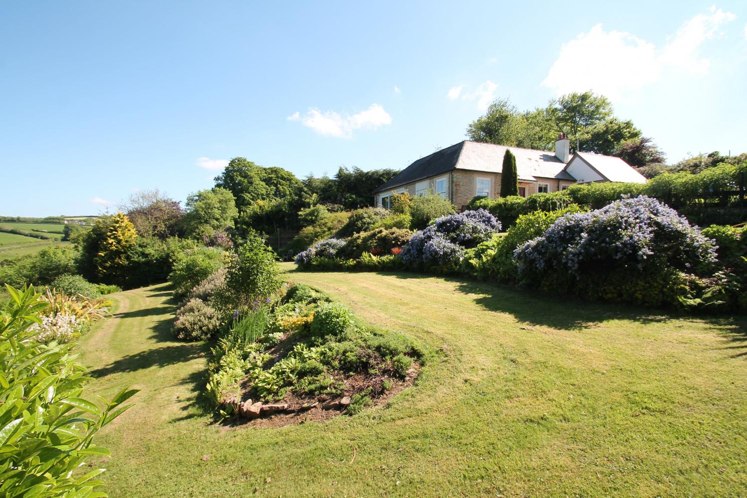 View of house from garden