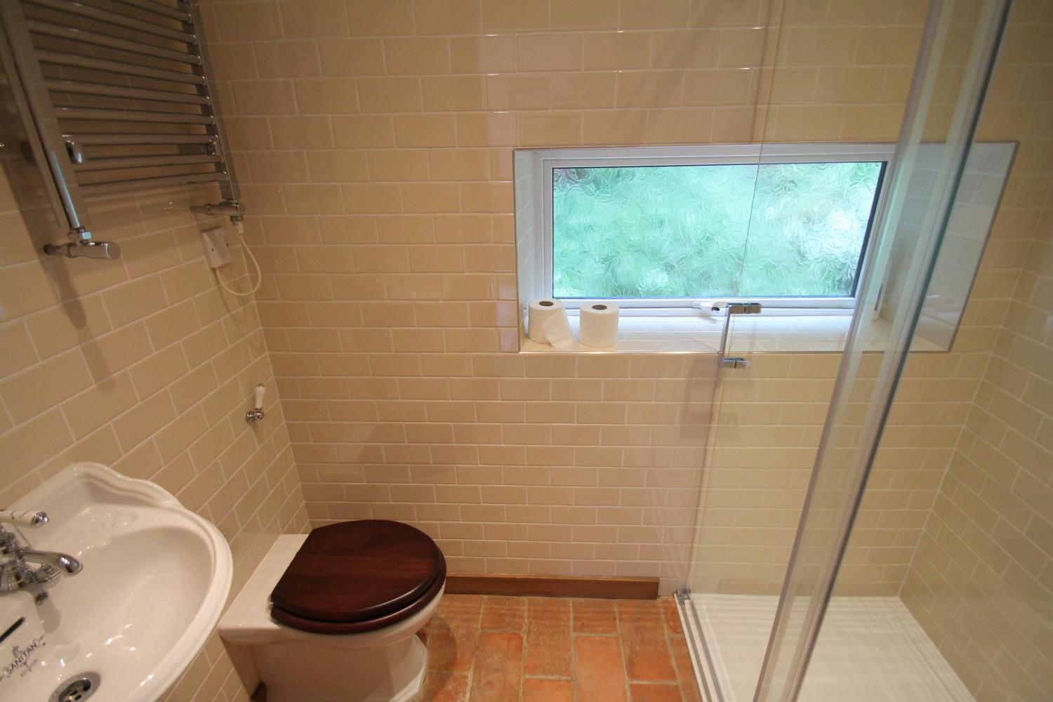 En-suite shower for the master bedroom