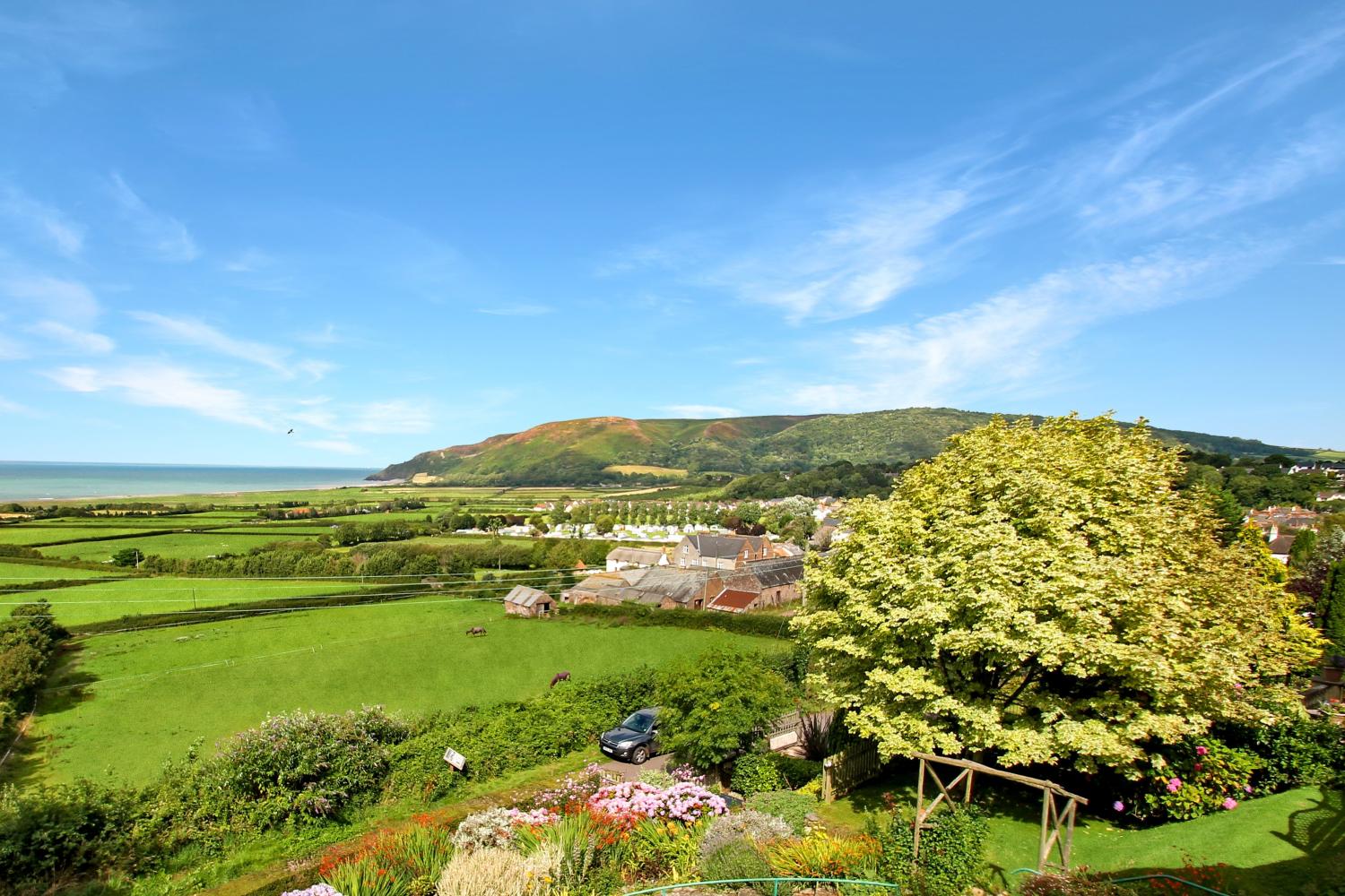 Elthorne bedroom view to the coast