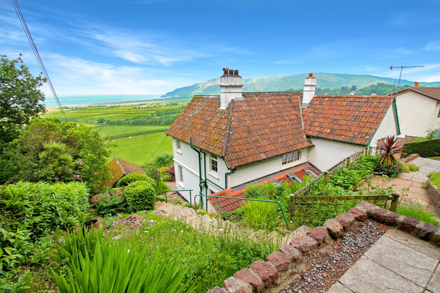 Rear garden terrace