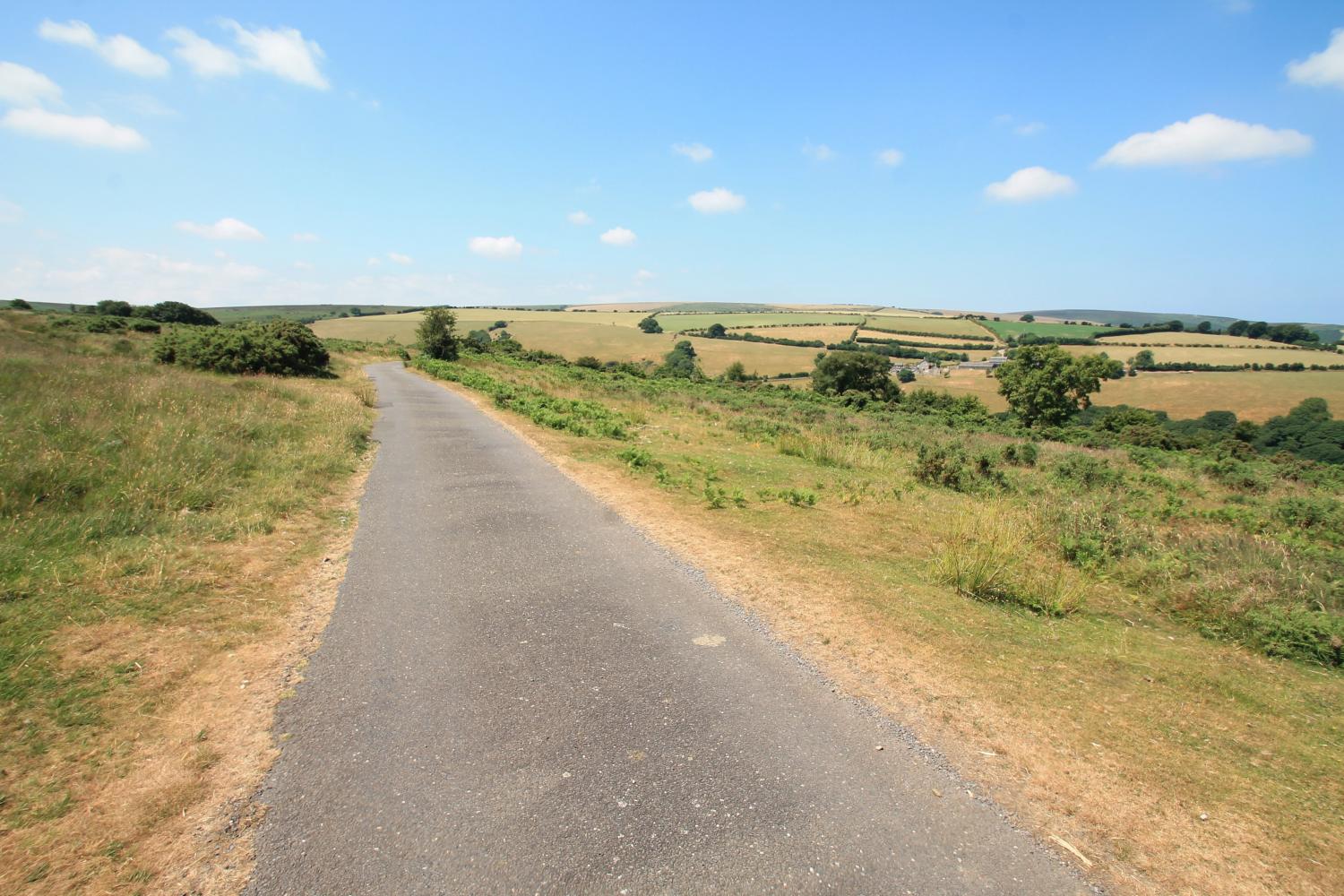 Access road to the farmhouse