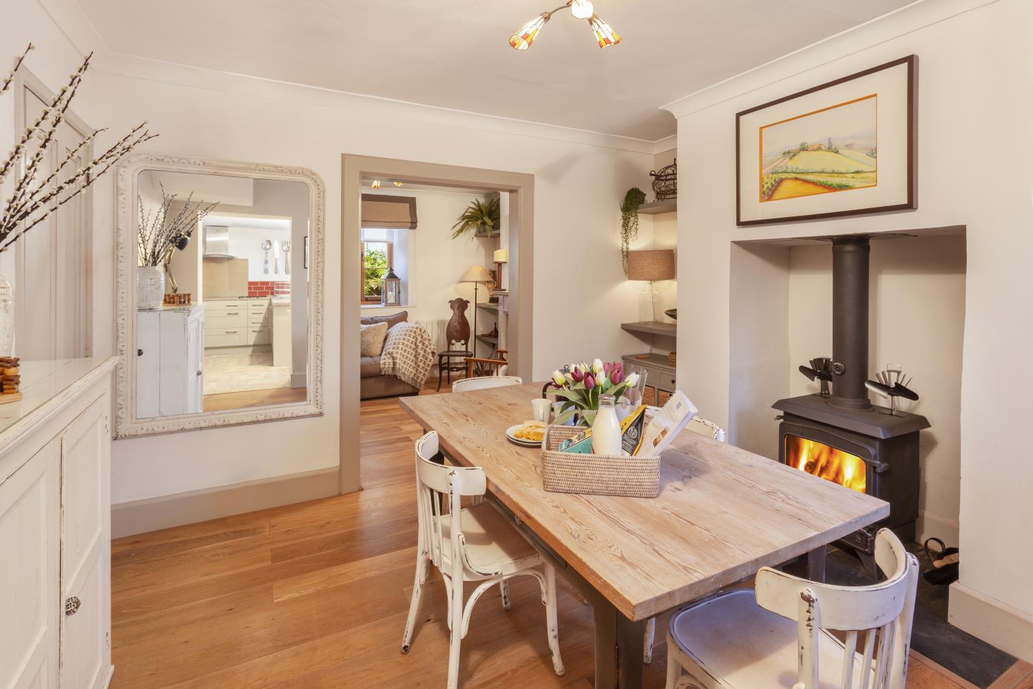 Honeysuckle Cottage Dining Room Through to Living Room