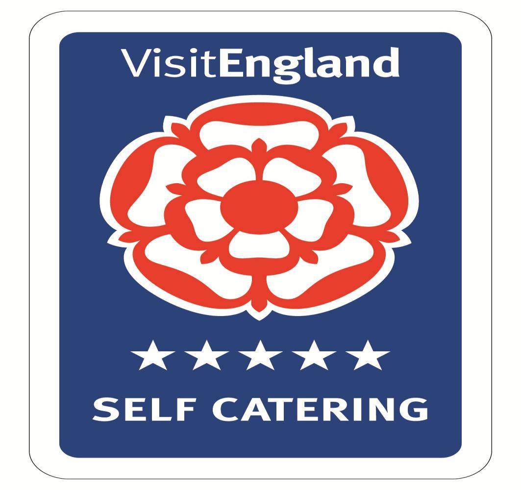 We are Five Star Gold Rated by VisitEngland. This is their highest accolade. We are assessed annually.