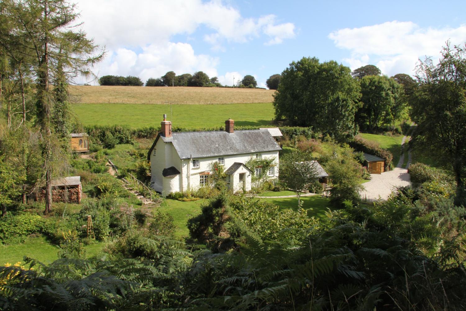 Lower Goosemoor Cottage set in a secluded private valley