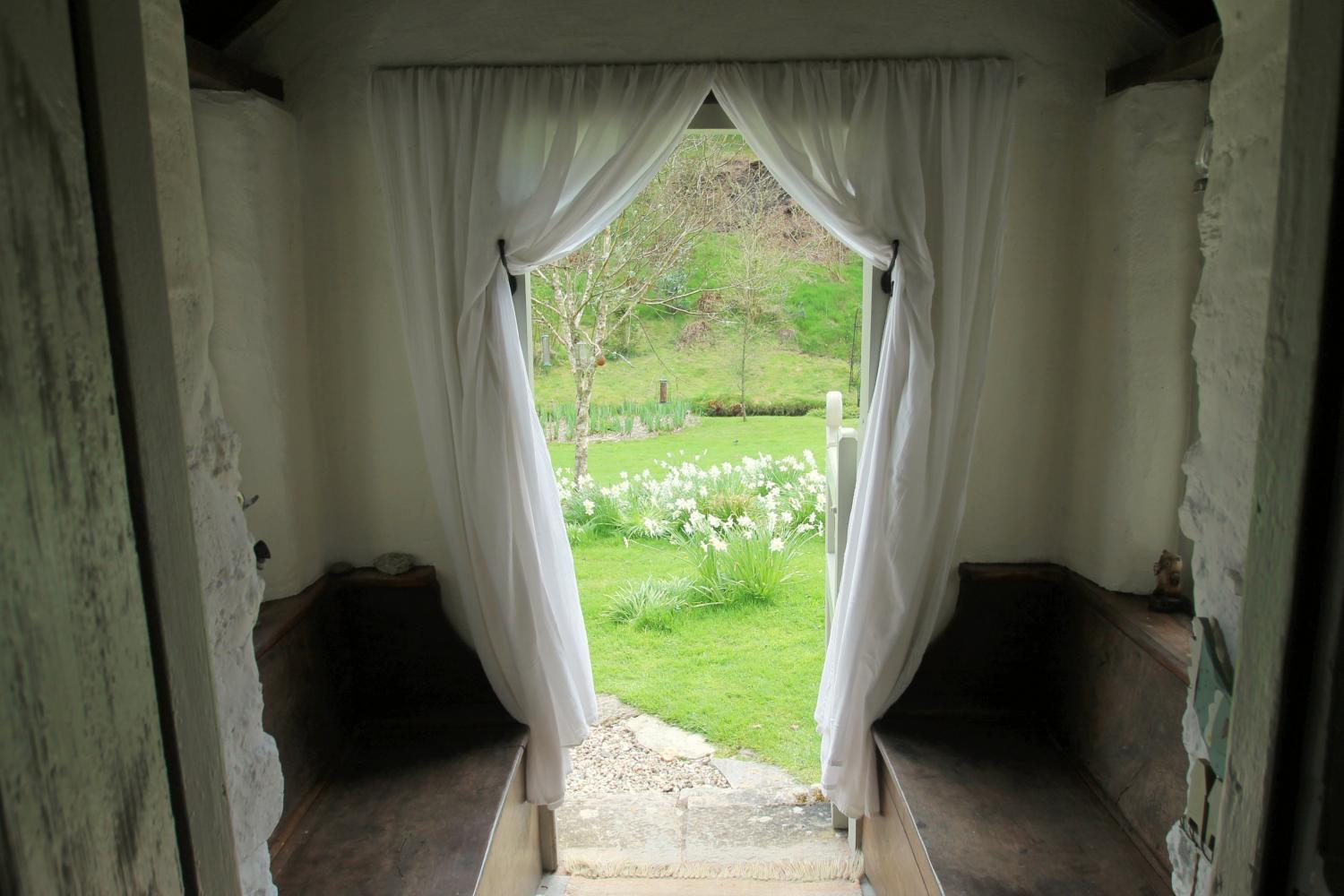 Front door to garden
