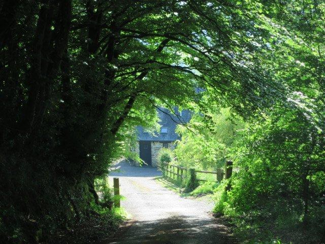 Arriving at West Huckham Barn