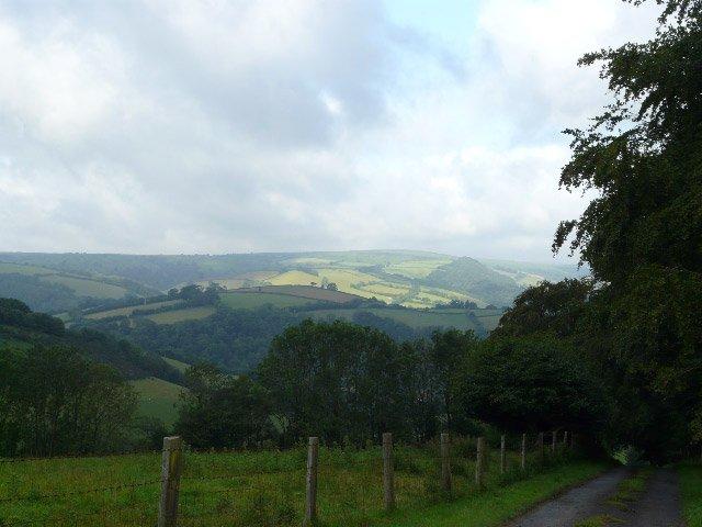 View from top of the lane