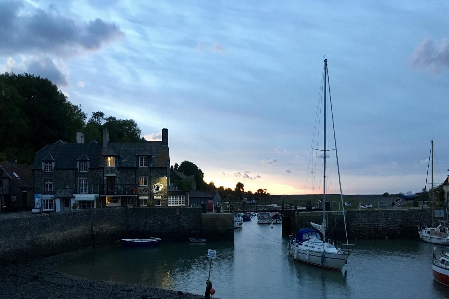 Porlock Weir harbour.