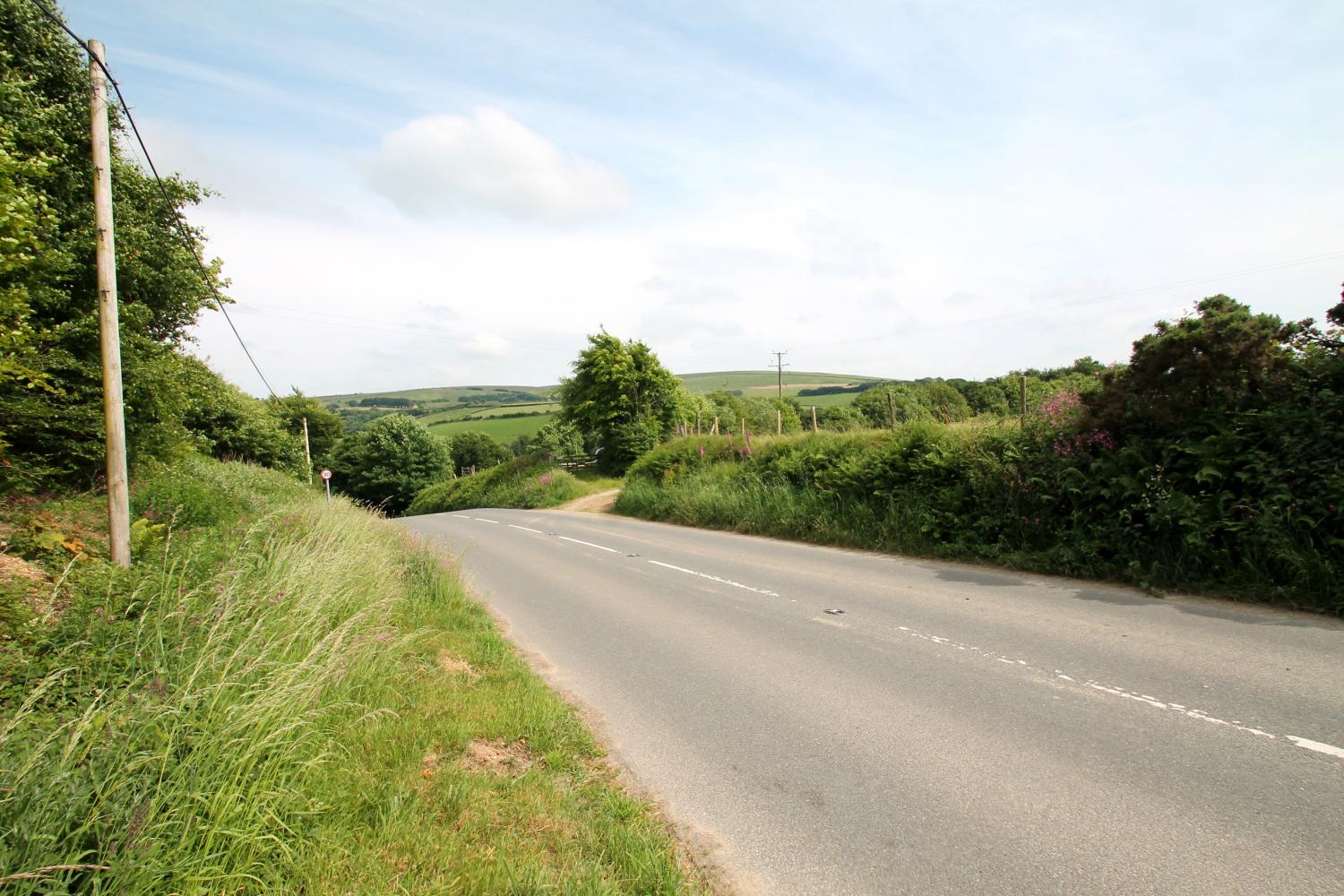 Bickfont Hill above Challacombe