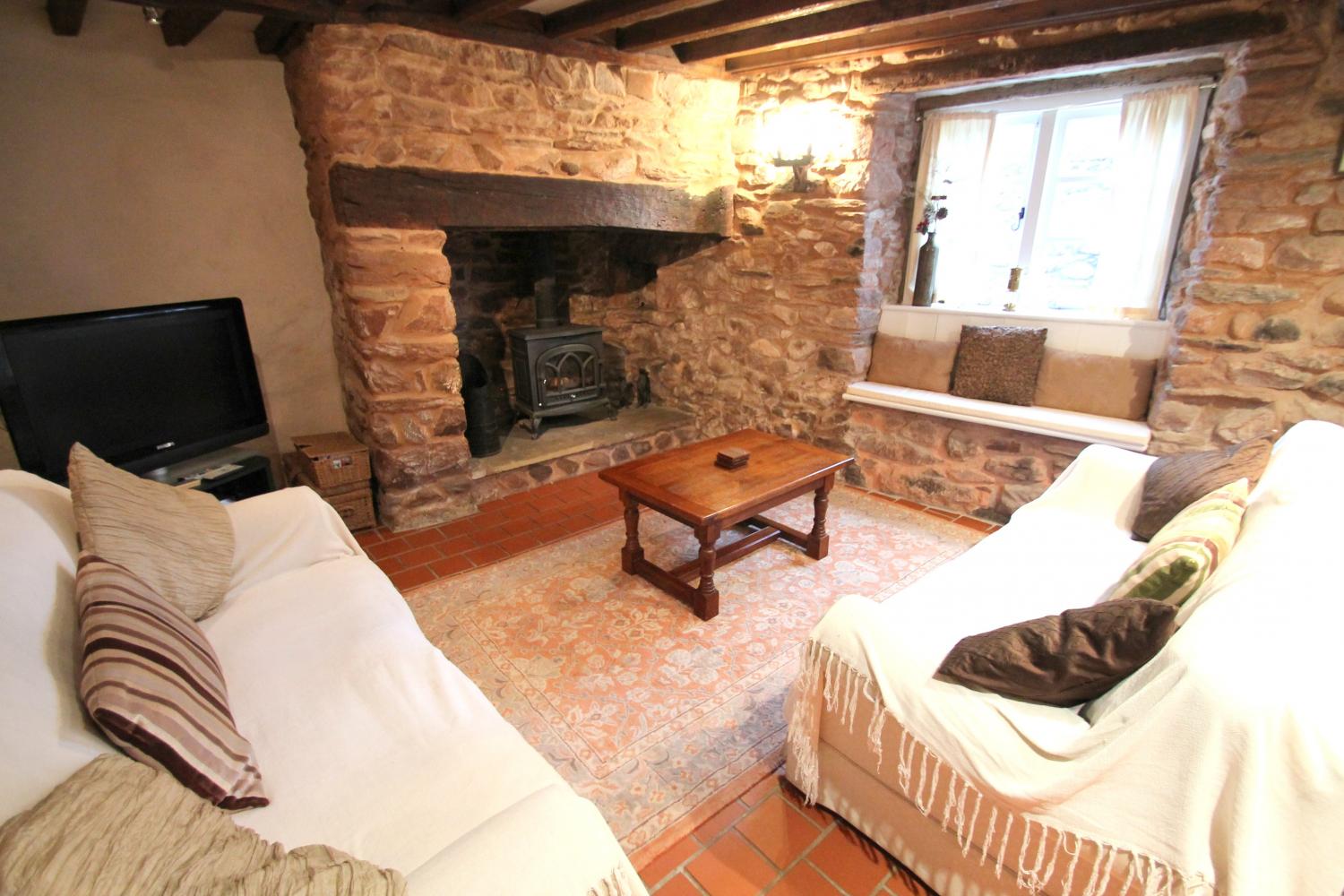 Yew Tree Cottage with wood-burner