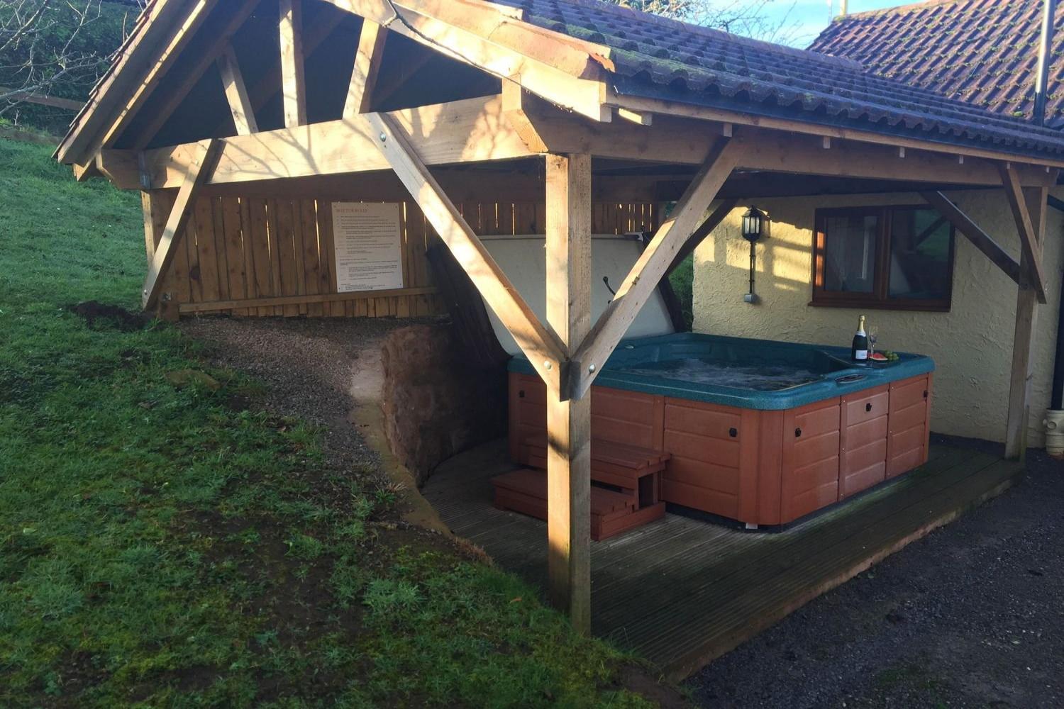 With private hot tub!