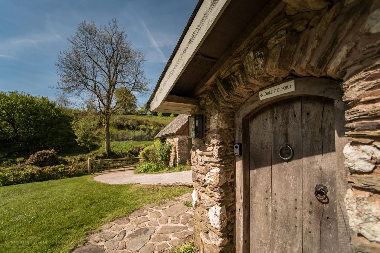 Middle Stolford doorway to The Brendon Hills