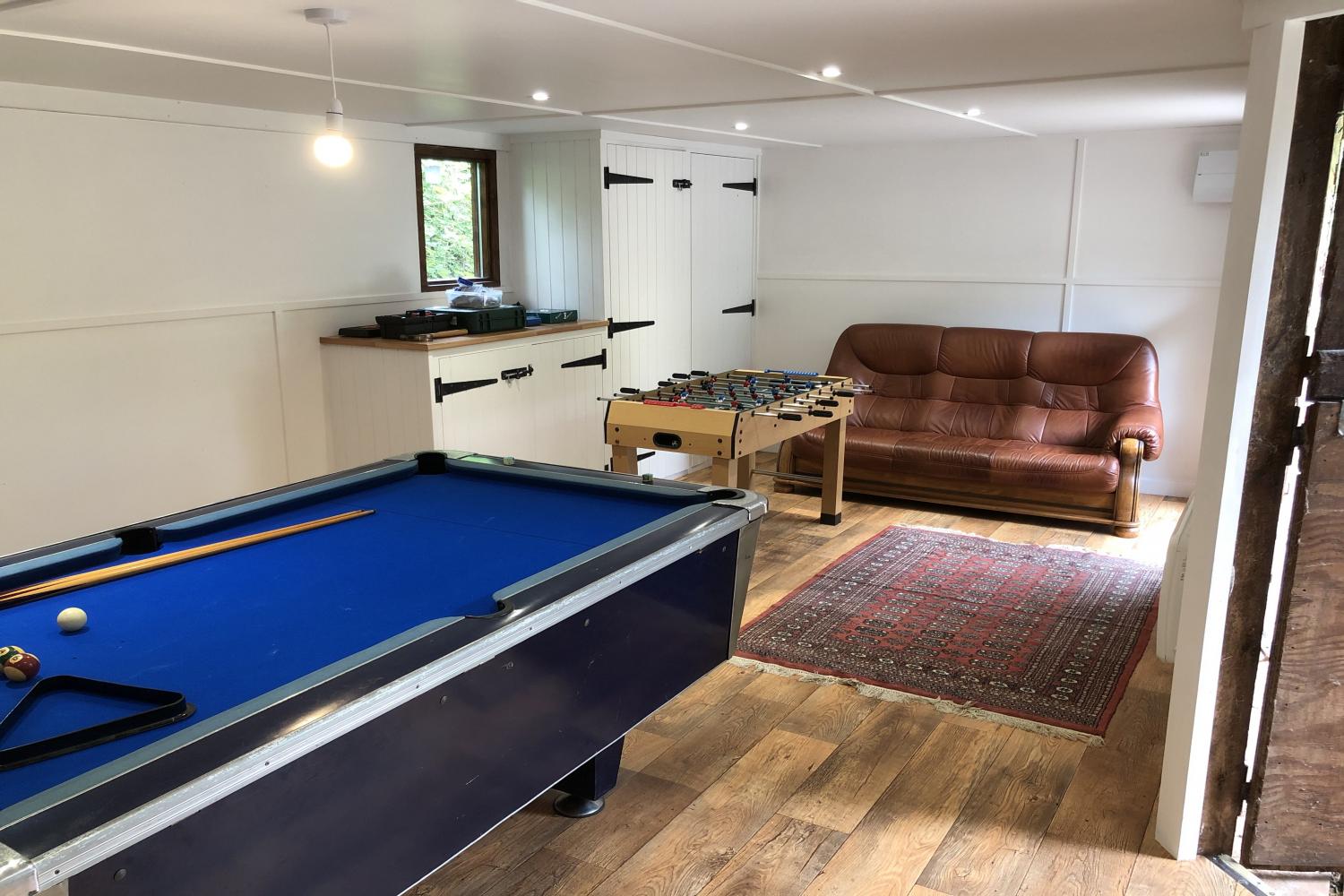 Games room - relax and have fun!