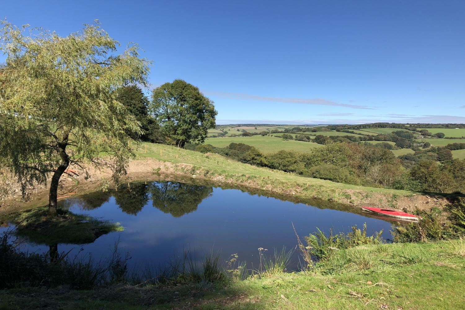 The pond at Stockham Farm