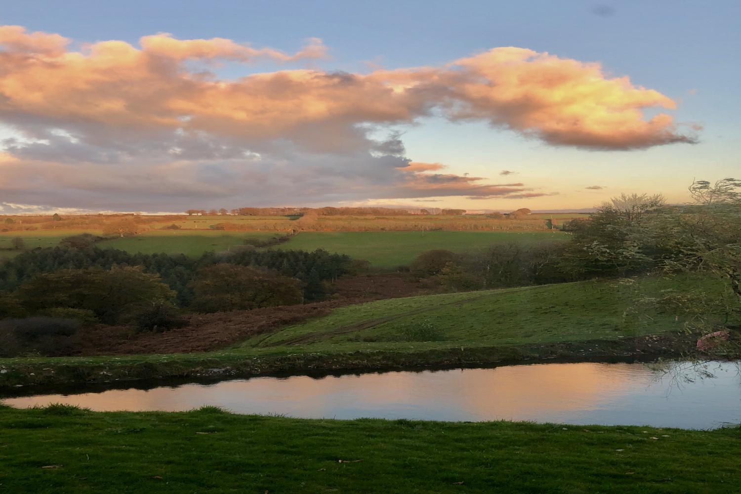 Sunrise over Stockham Farm