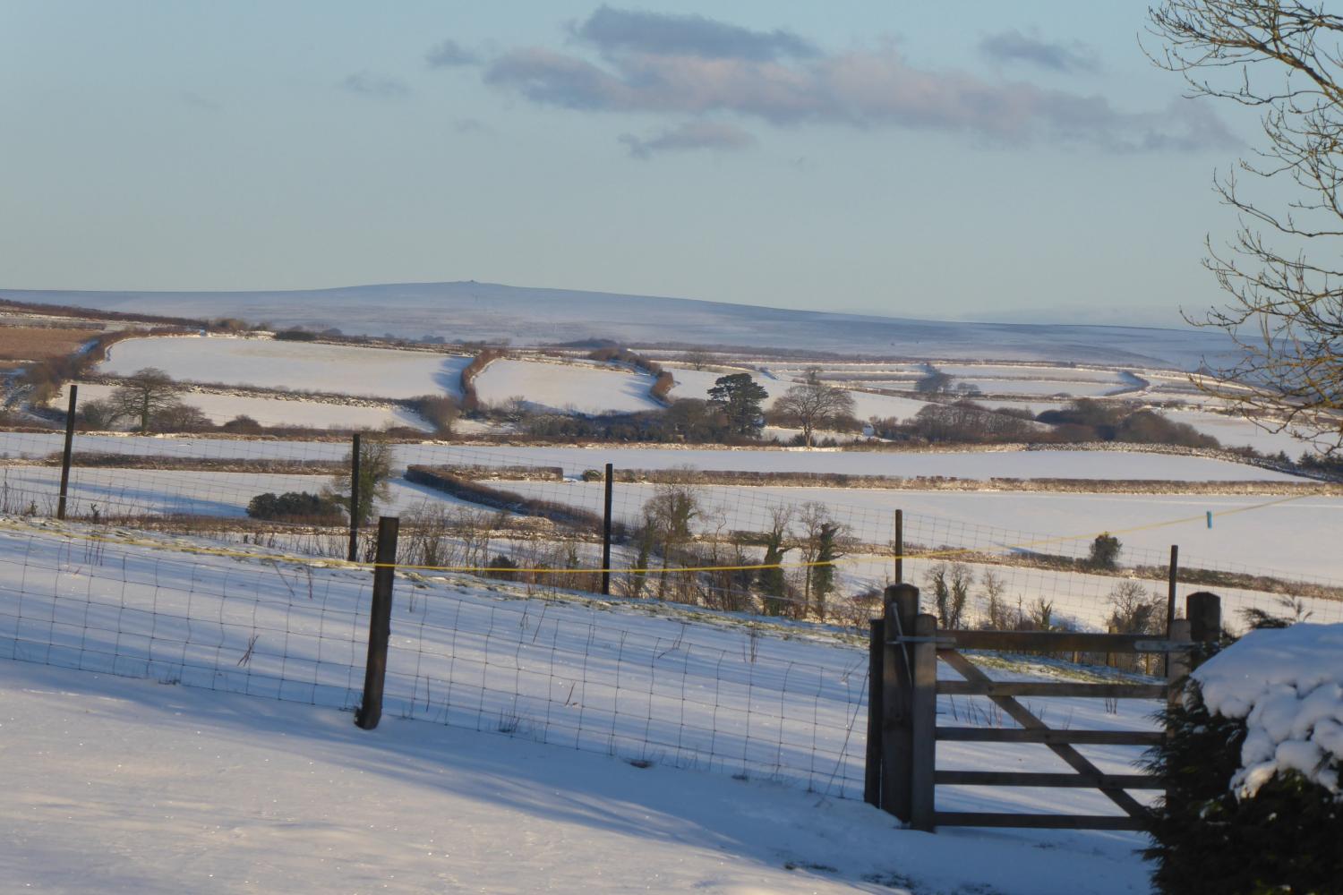 Dunkery Beacon from Stockham Farm