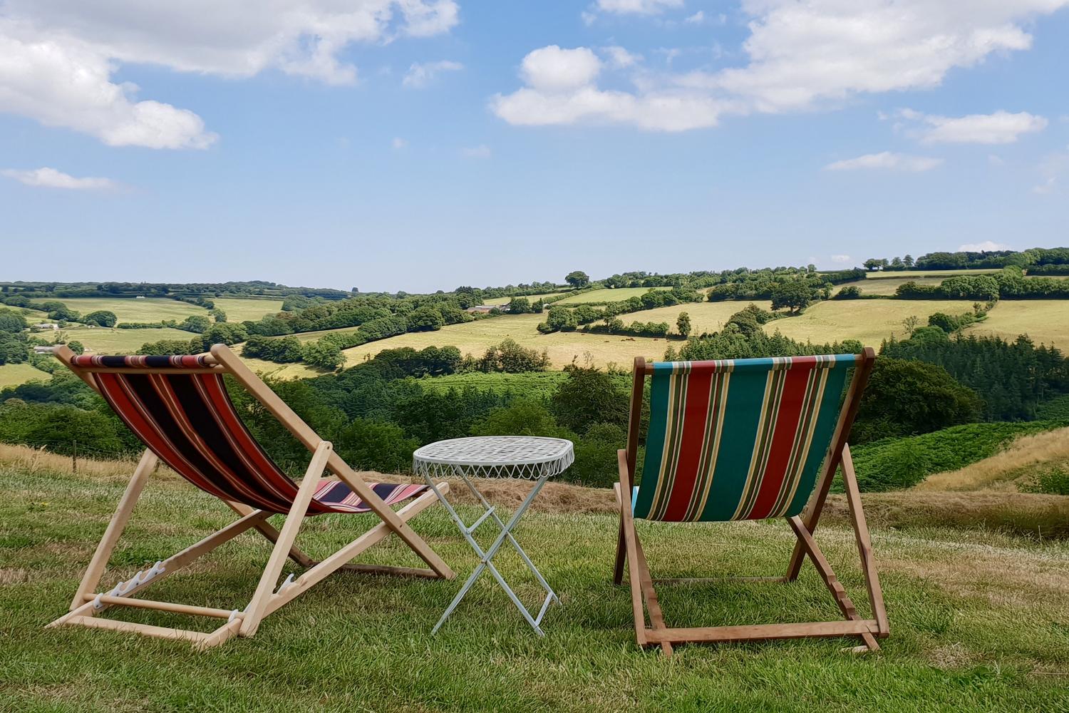 Deckchairs for our guests to enjoy
