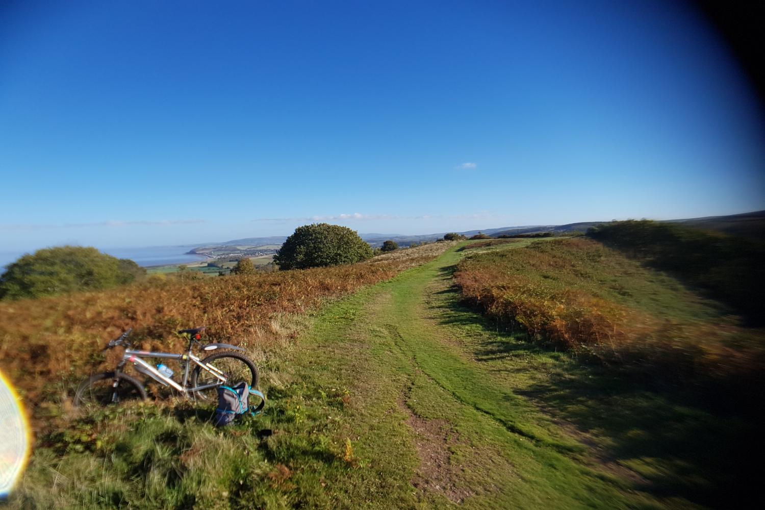 Grabbist hill overlooking Minehead