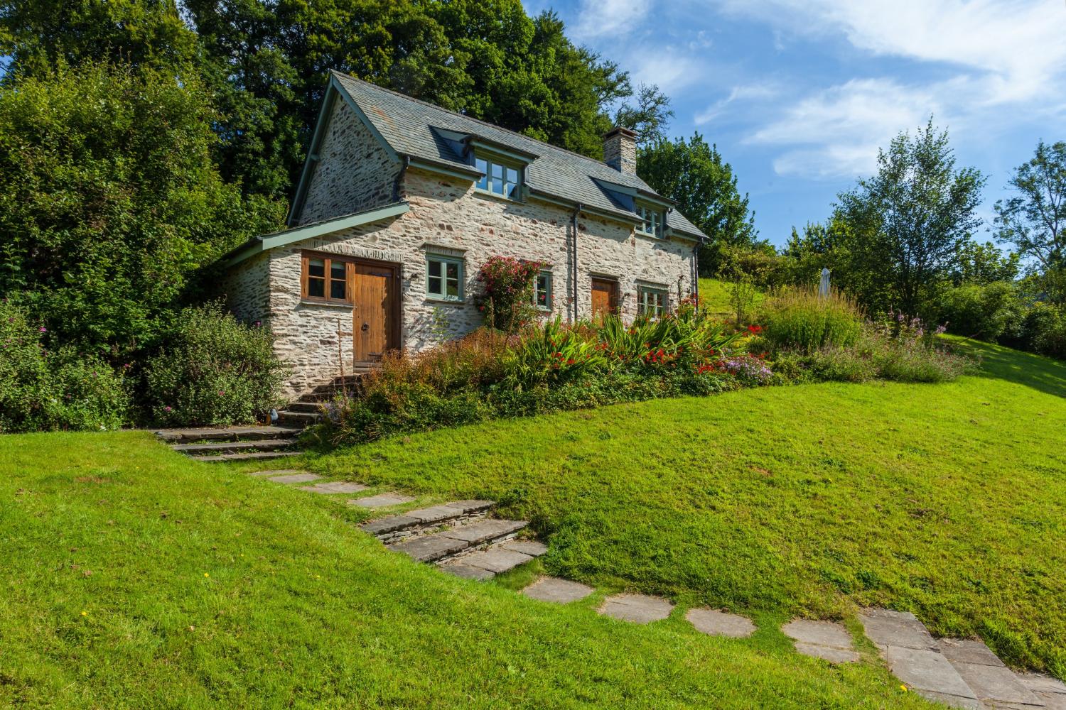 Front of the cottage