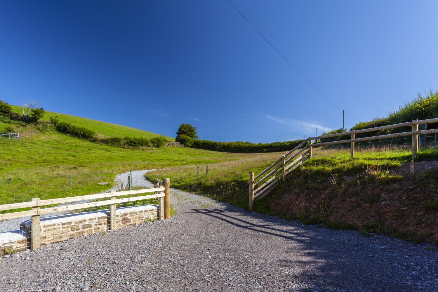 View from the car parking area