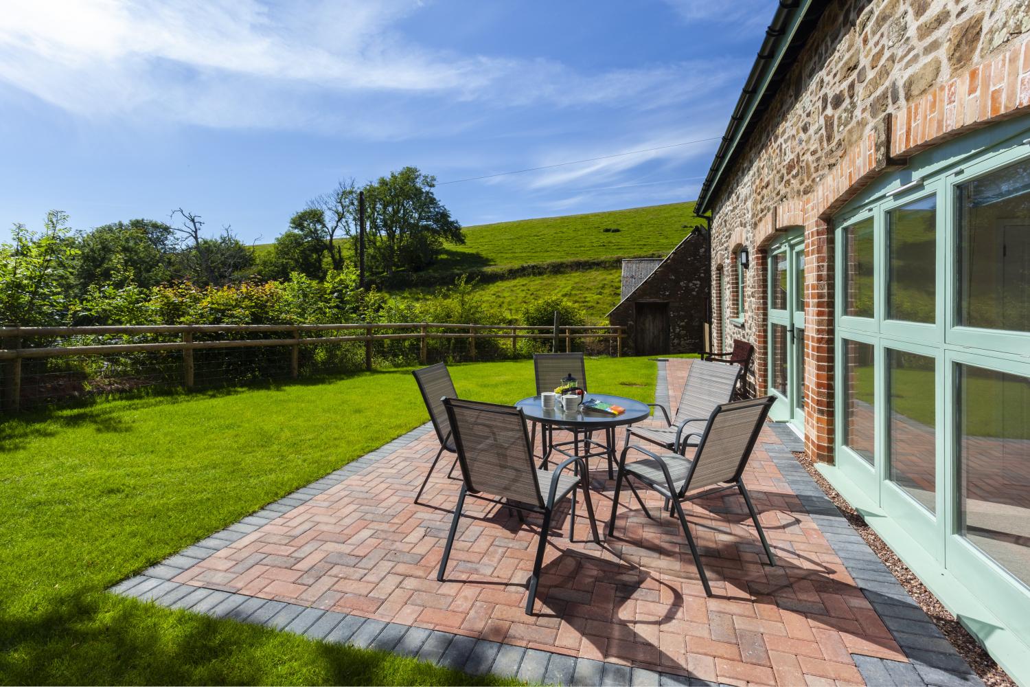 Patio and Garden  South facing