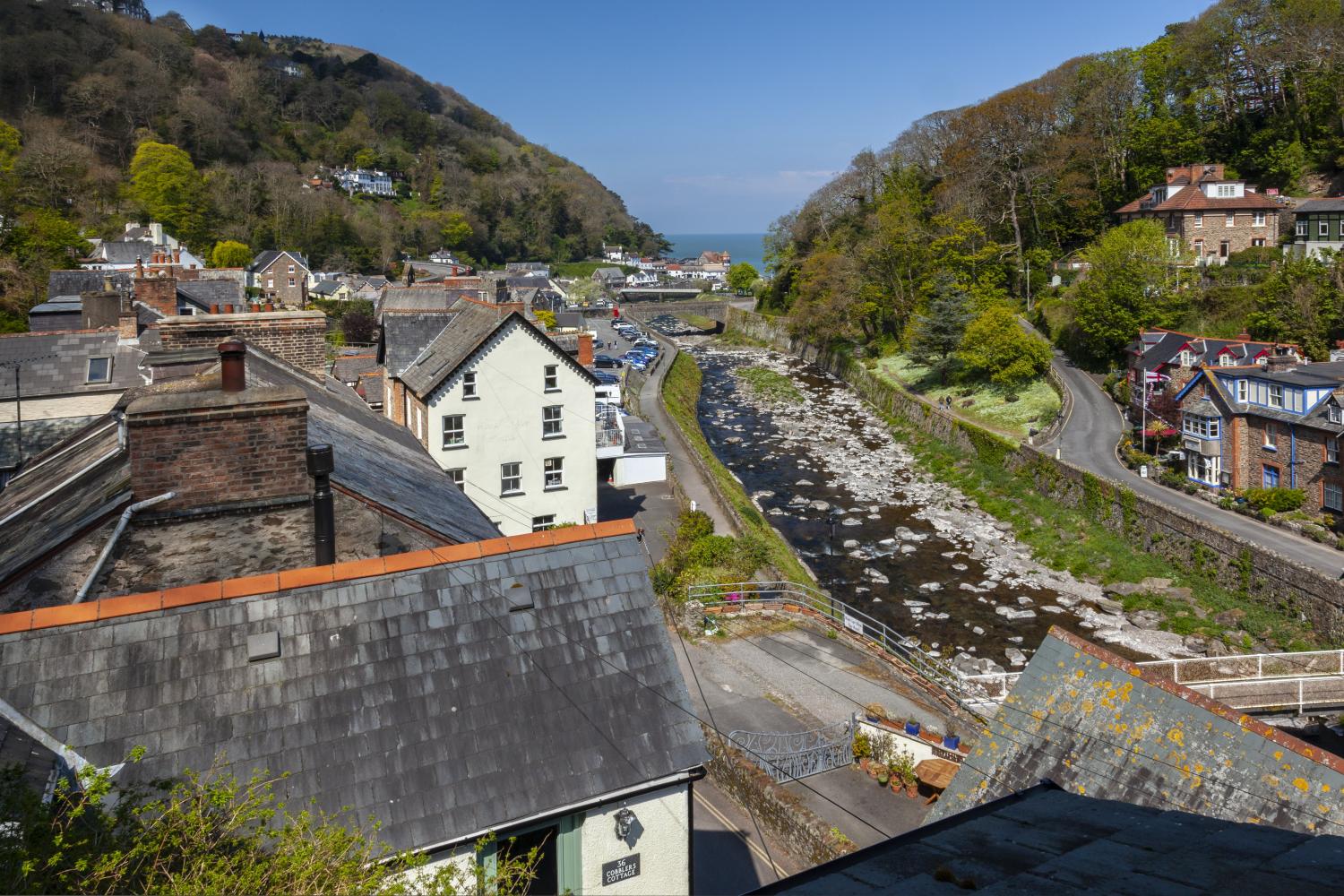 View from Lorna Doone Cottage, Lynmouth