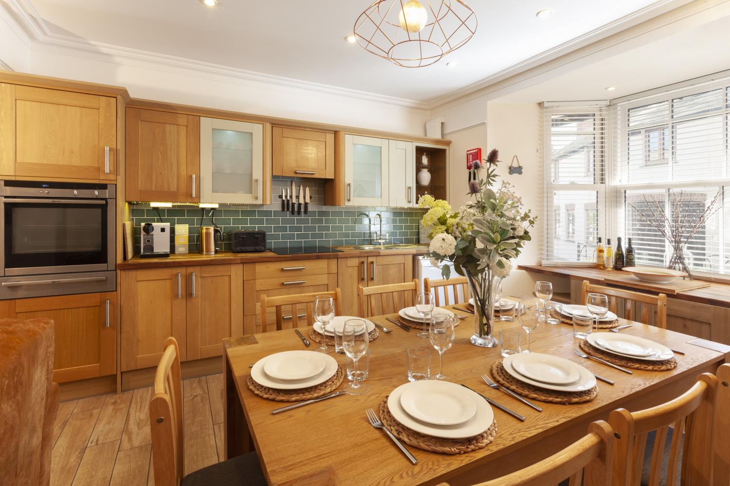 Dining area and kitchen at The Dog House