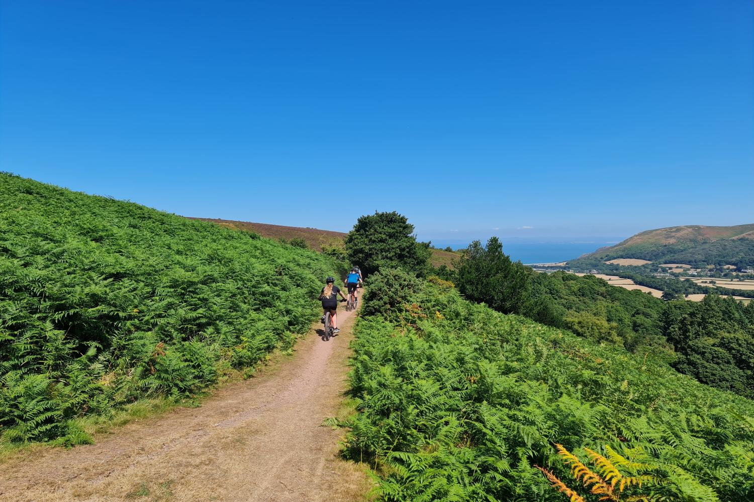 Cycling with @exmooradventures in the hills surrounding Horner