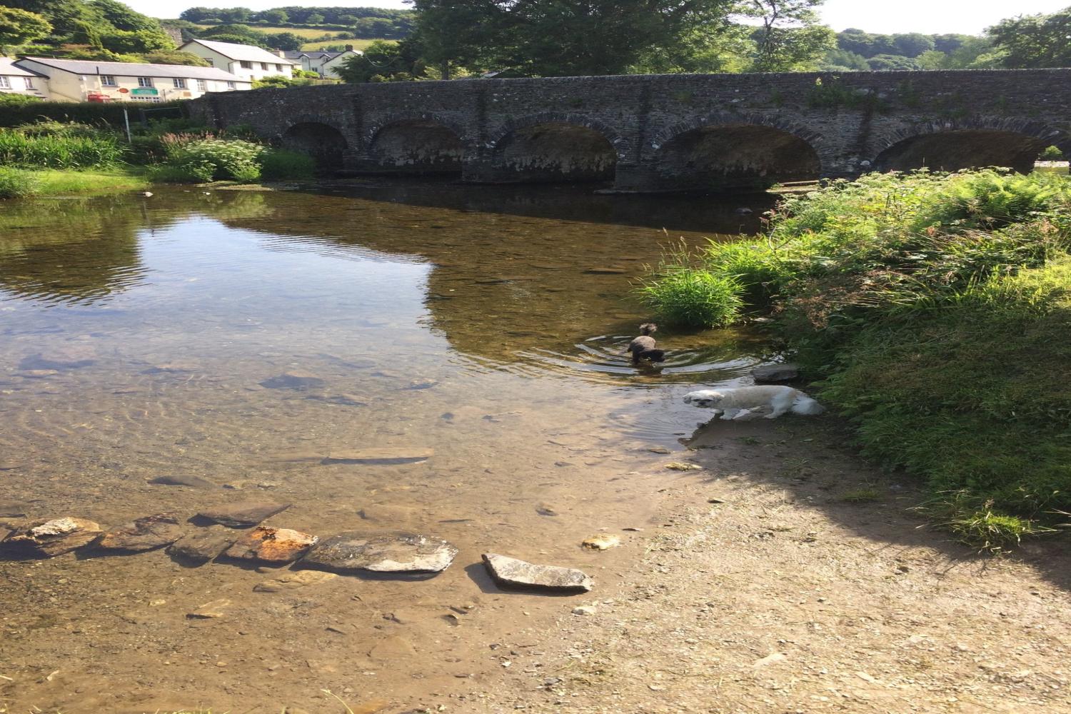 Withypool bridge over the River Barle