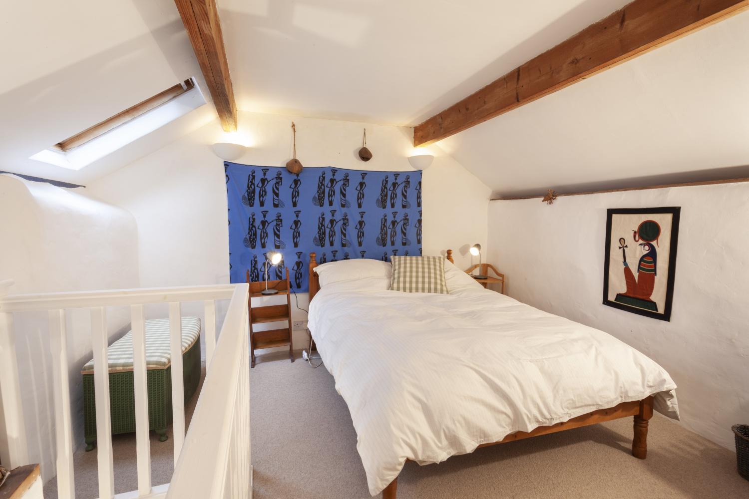 Double bedroom upstairs in Garden Cottage