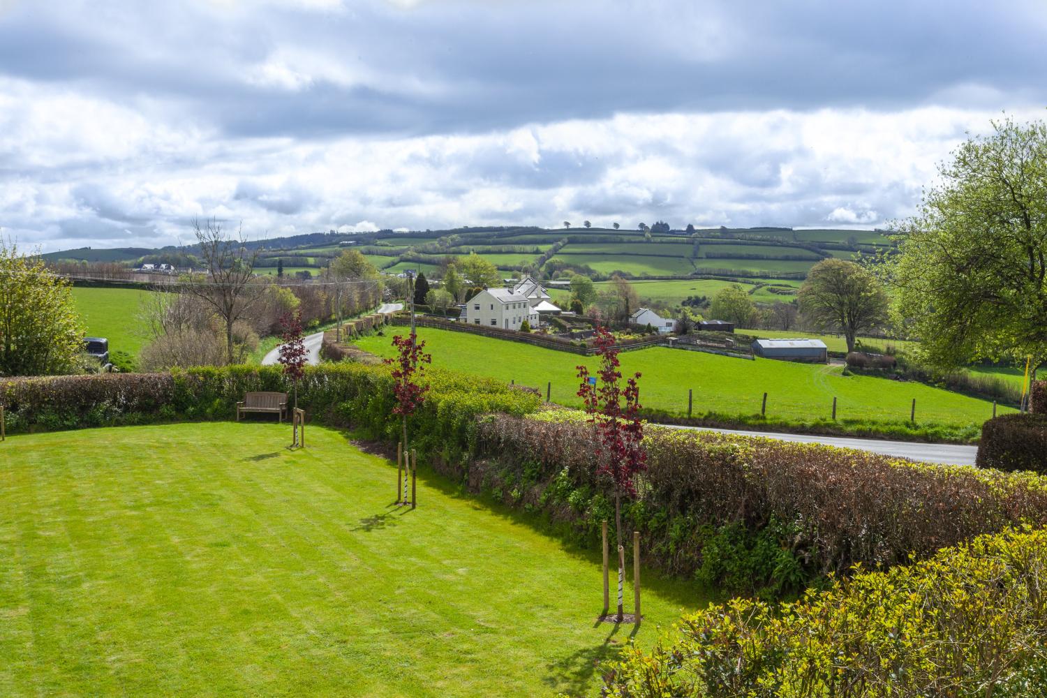 View to Wheddon Cross from Blagdon Cottage