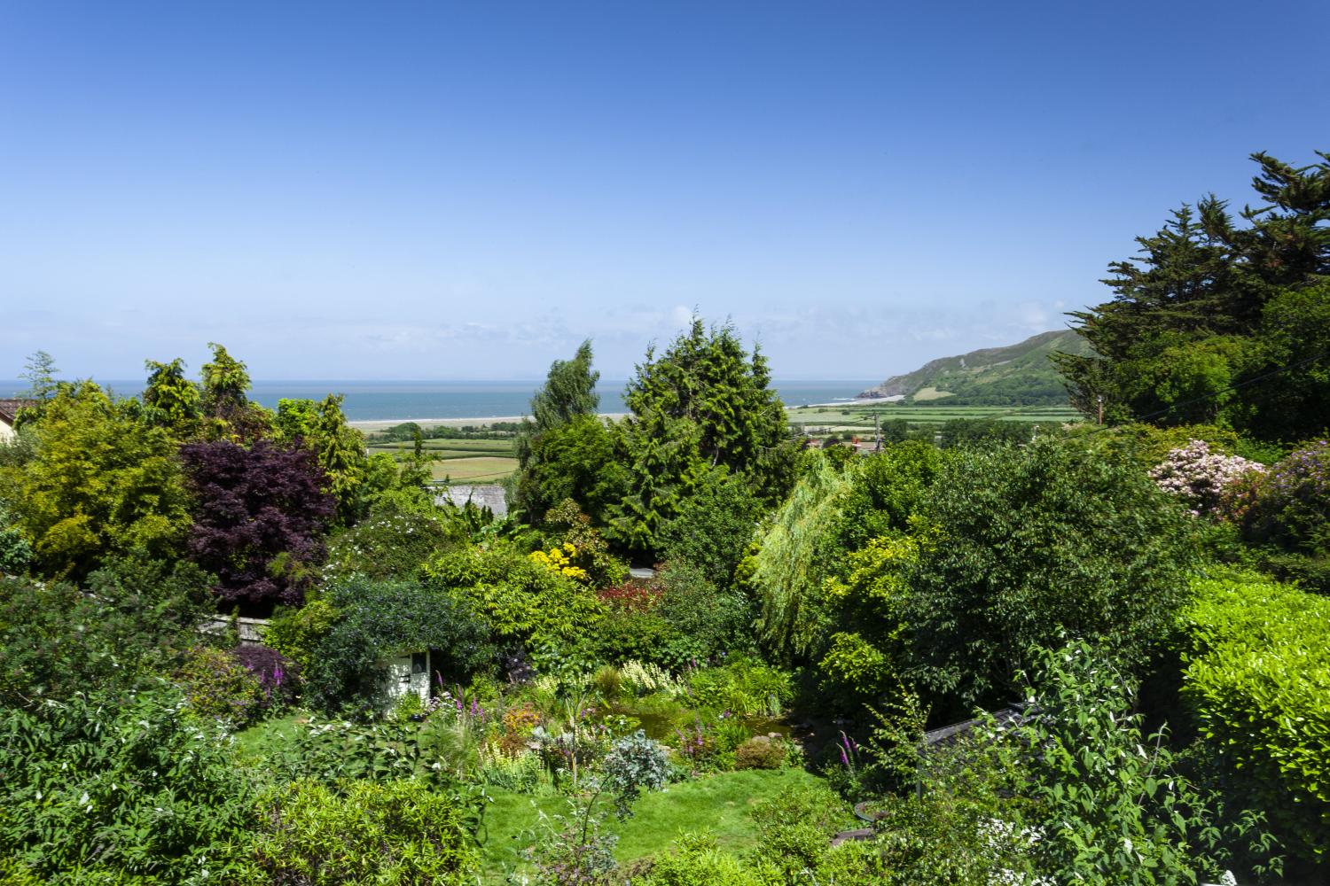 Sea view from Jasmine Cottage in Porlock