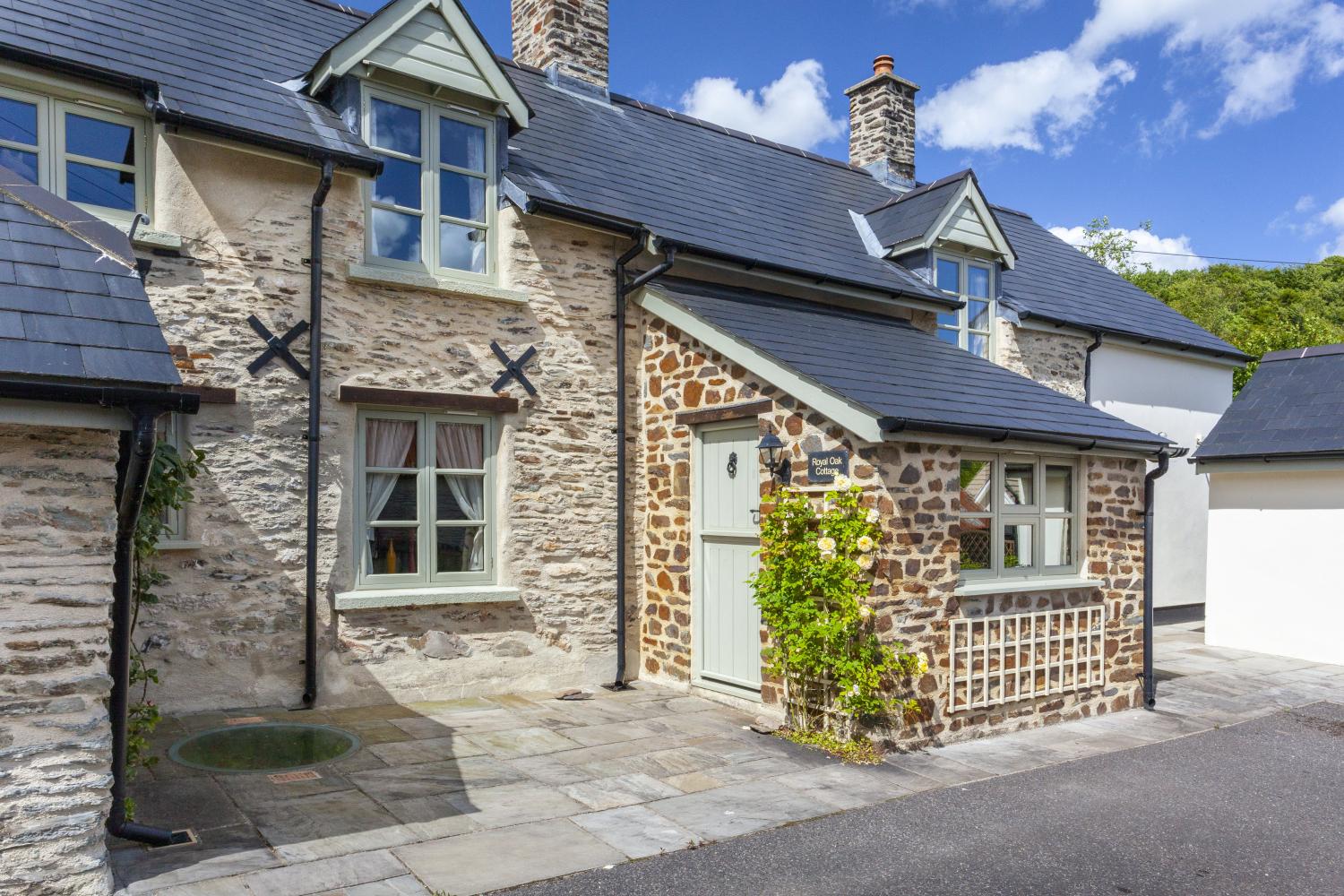 view of the back of the cottage and level pedestrian access