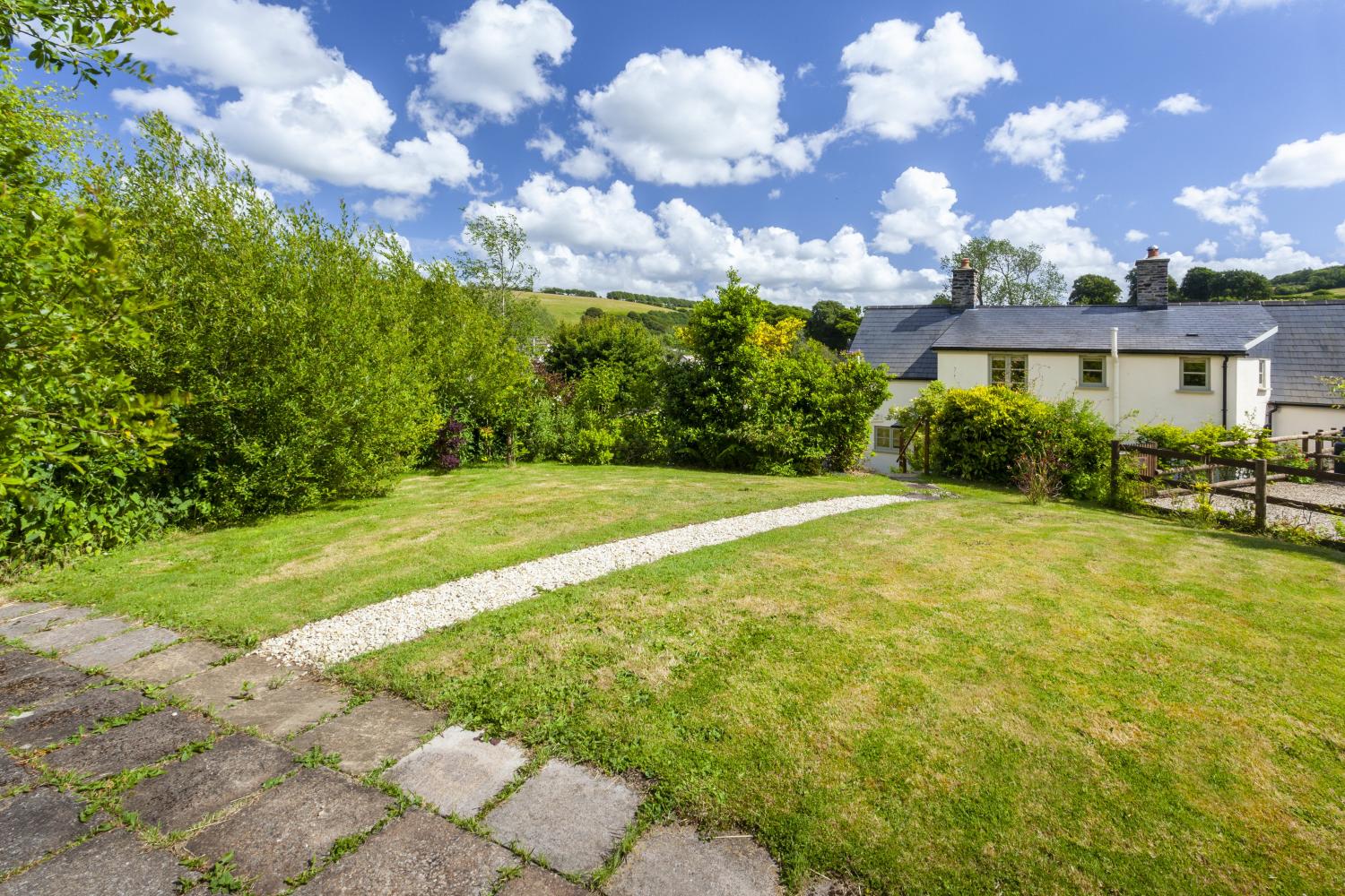 cottage from upper garden area