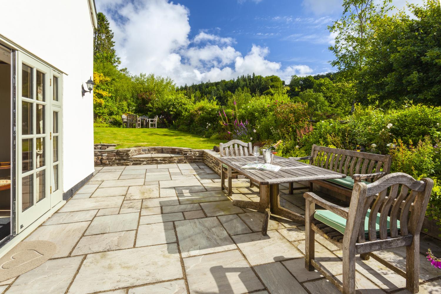 patio outside of kitchen french doors - alfresco dining anyone?