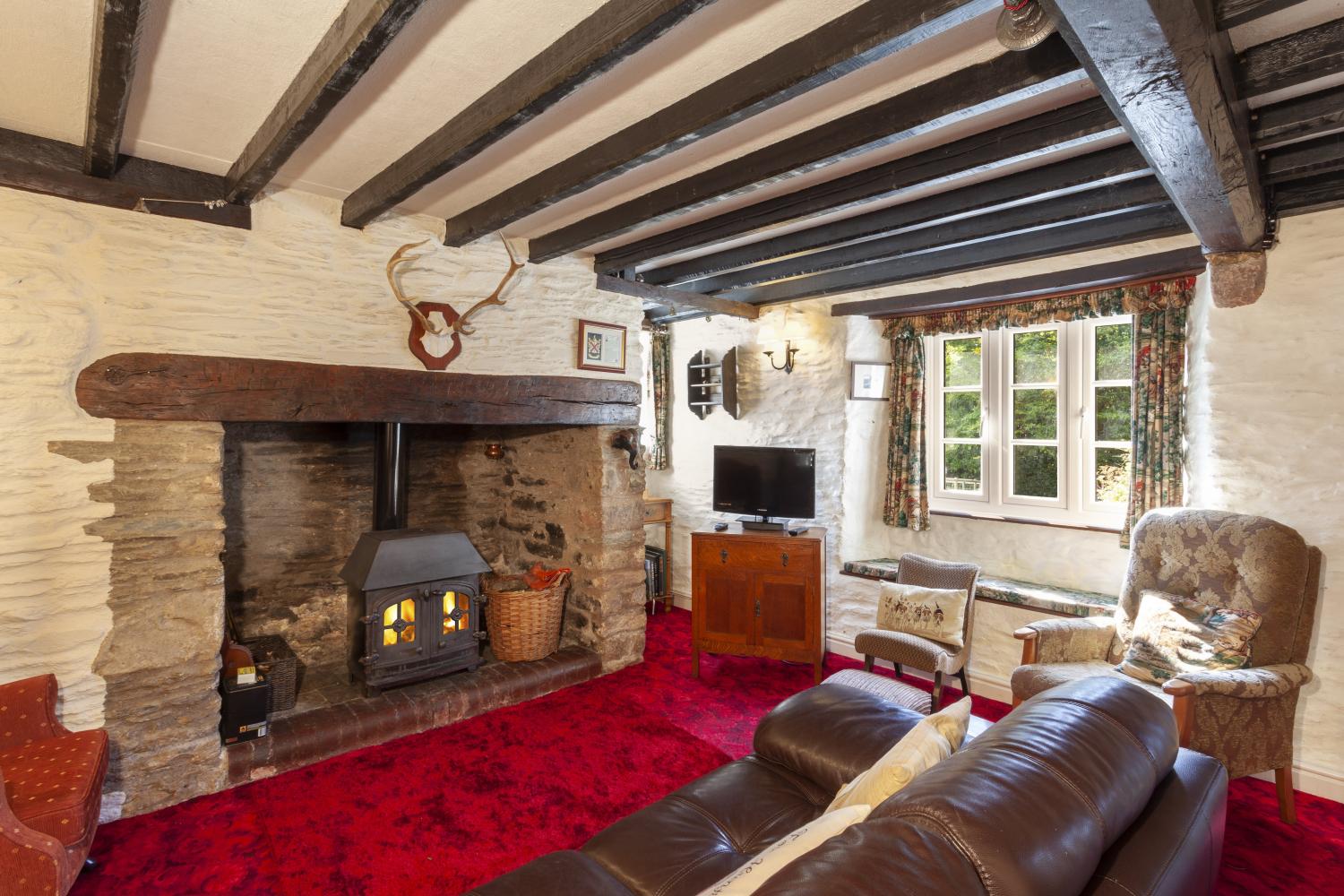 Cosy sitting room at The Old Inn