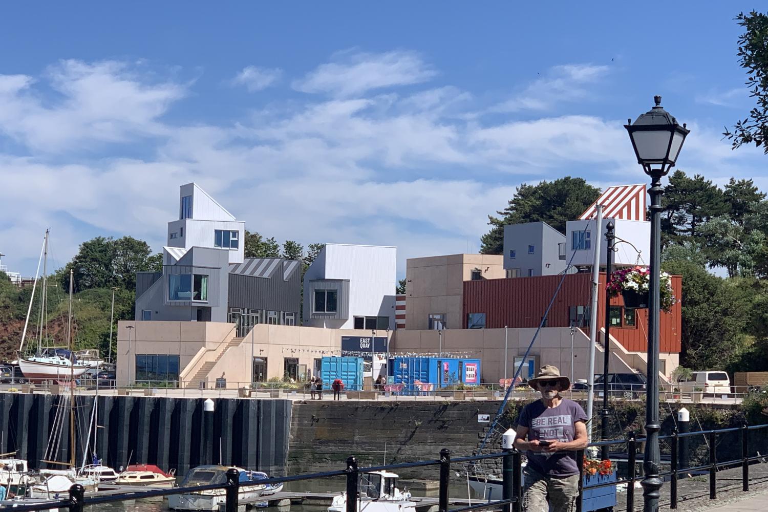 East Quay gallery, just round the corner looking over the harbour