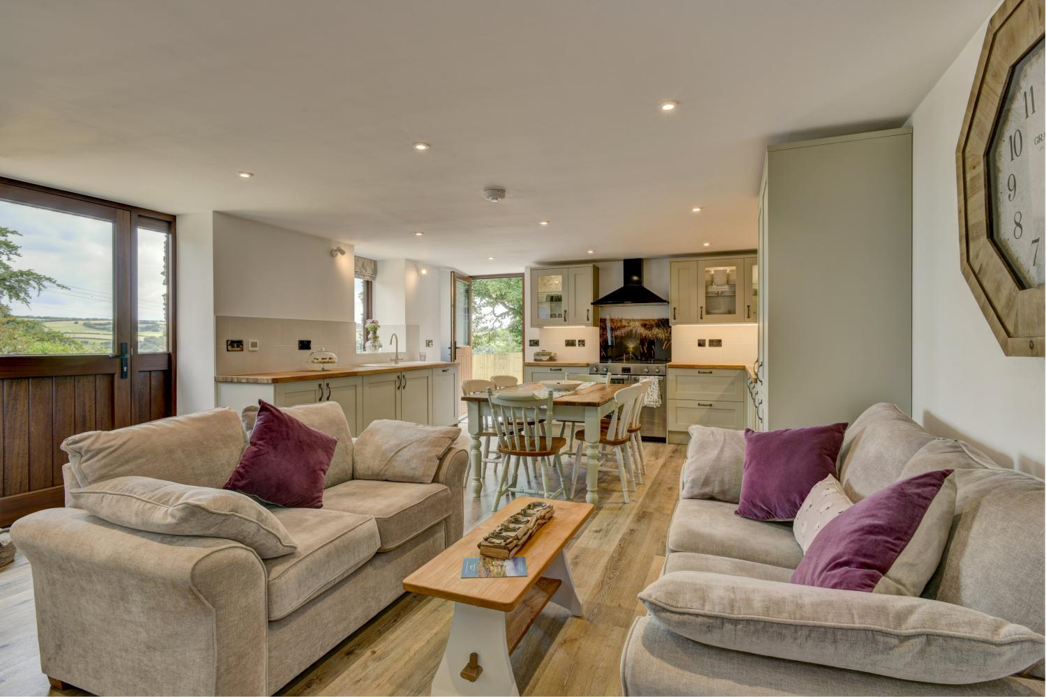 The Pony Stalls living-dining area