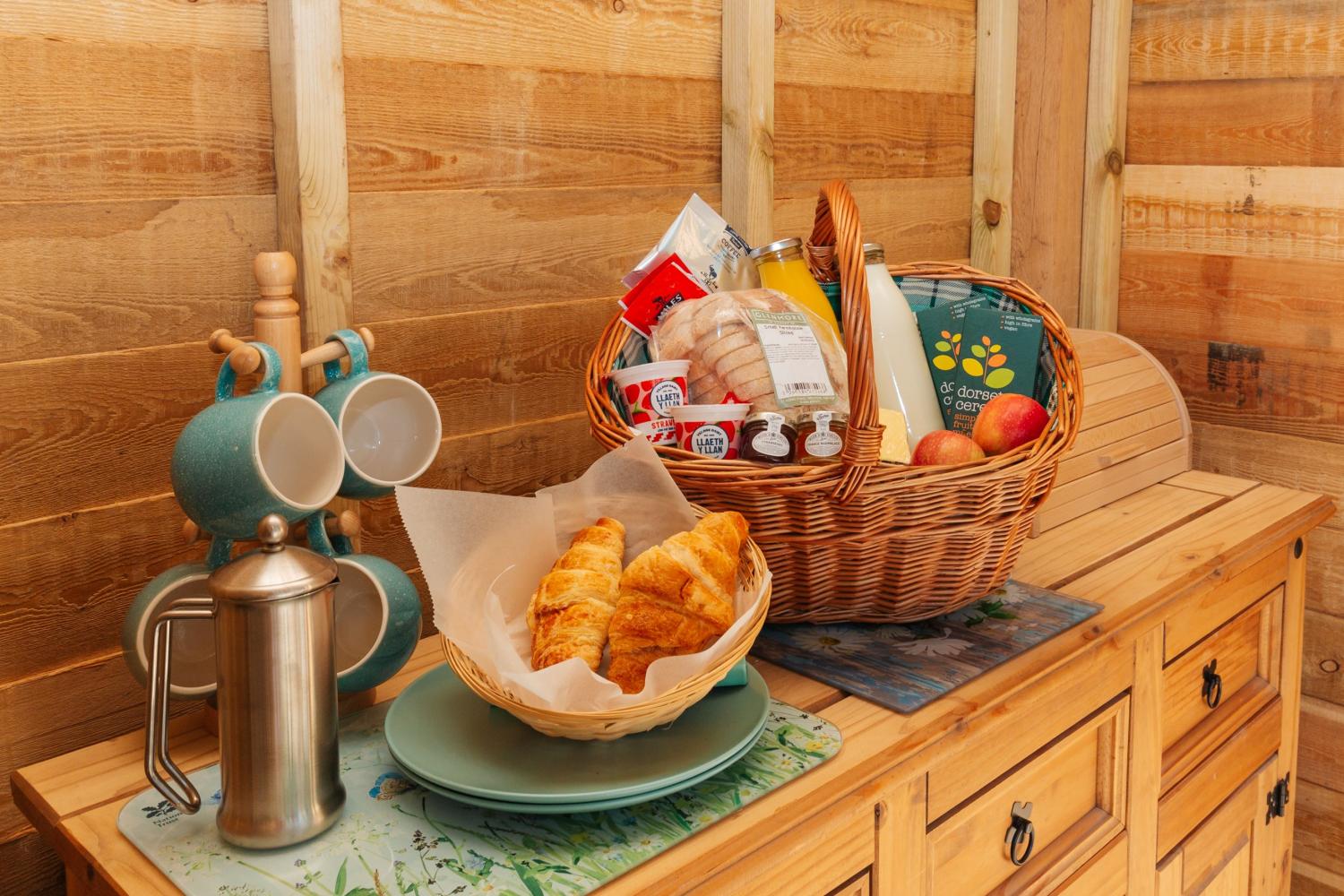 Breakfast Hamper available for extra charge