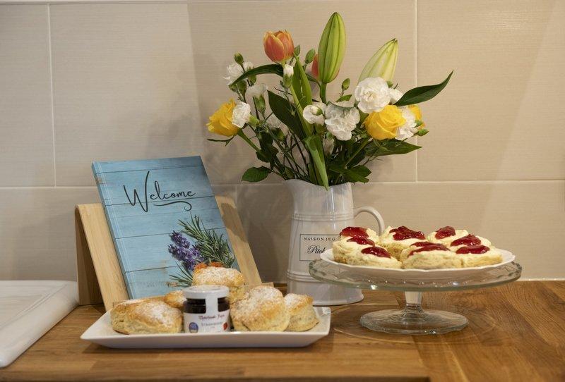A cream tea will be freshly prepared for your arrival